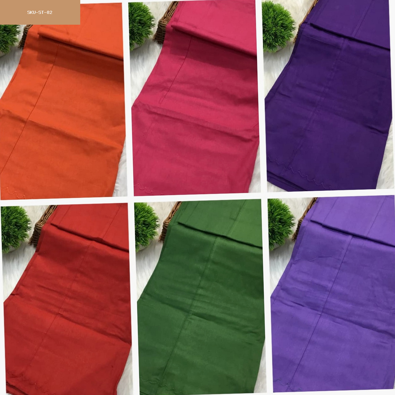 Cotton Inskirt 8 Part