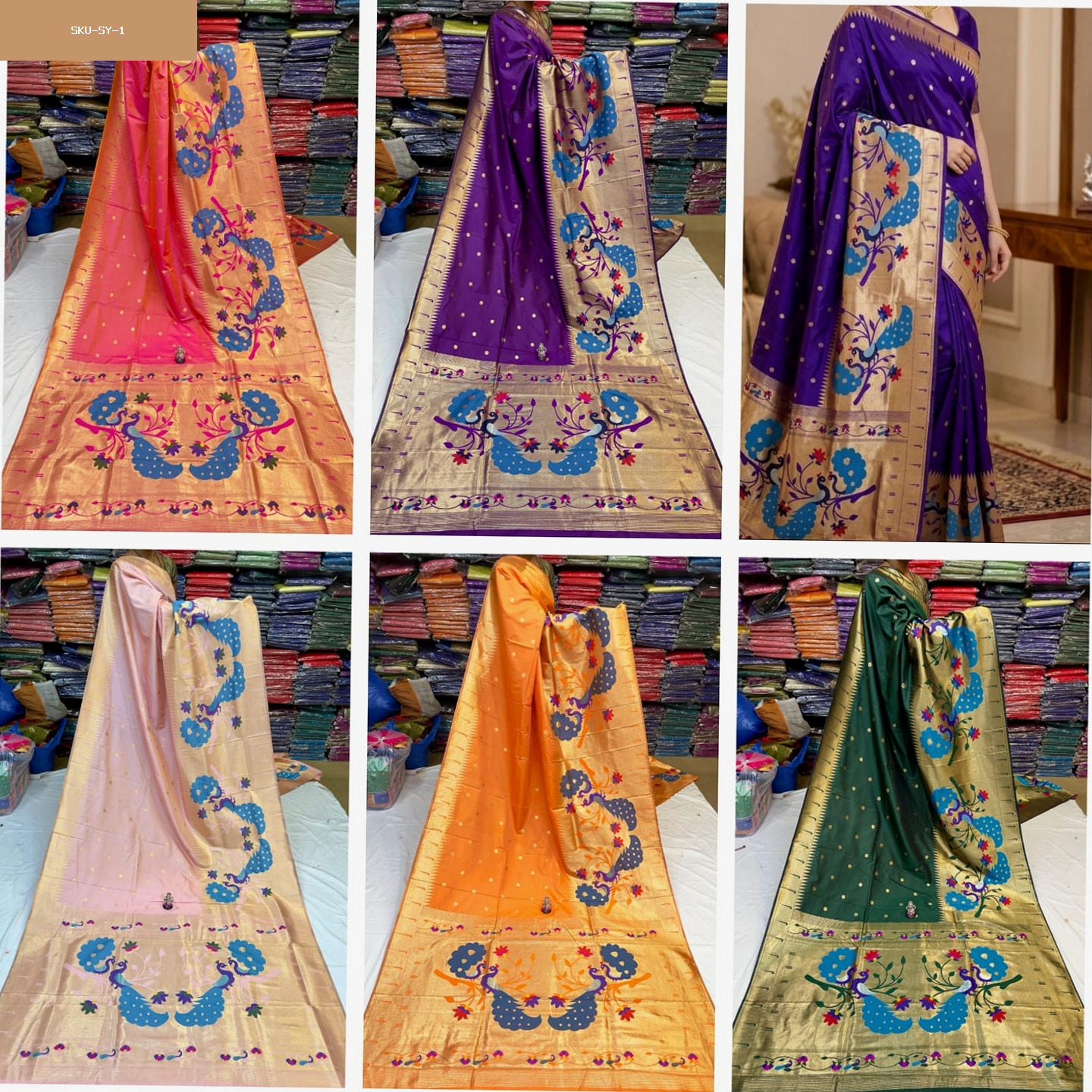 Paithani Katan Silk