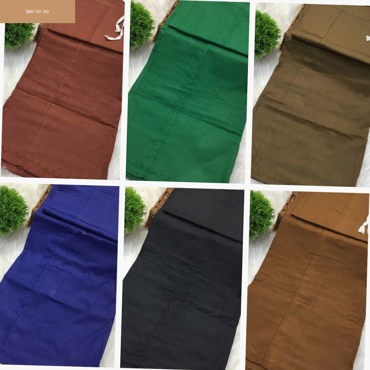 Cotton Inskirt 8 Part