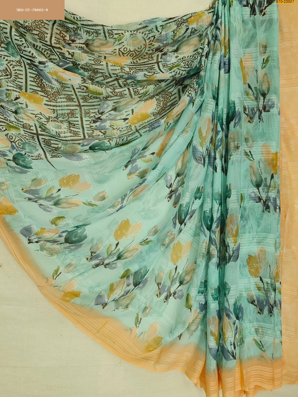 Chiffon Printed sarees