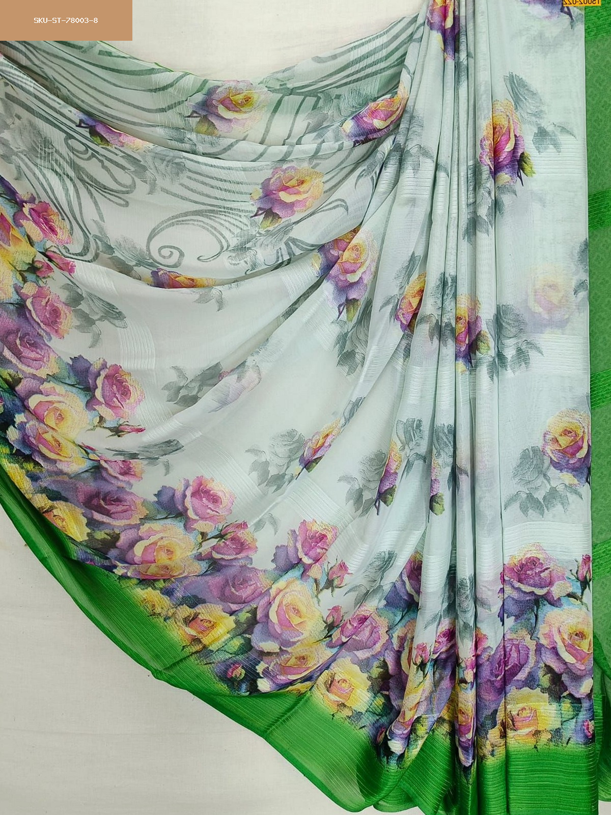 Chiffon Printed sarees