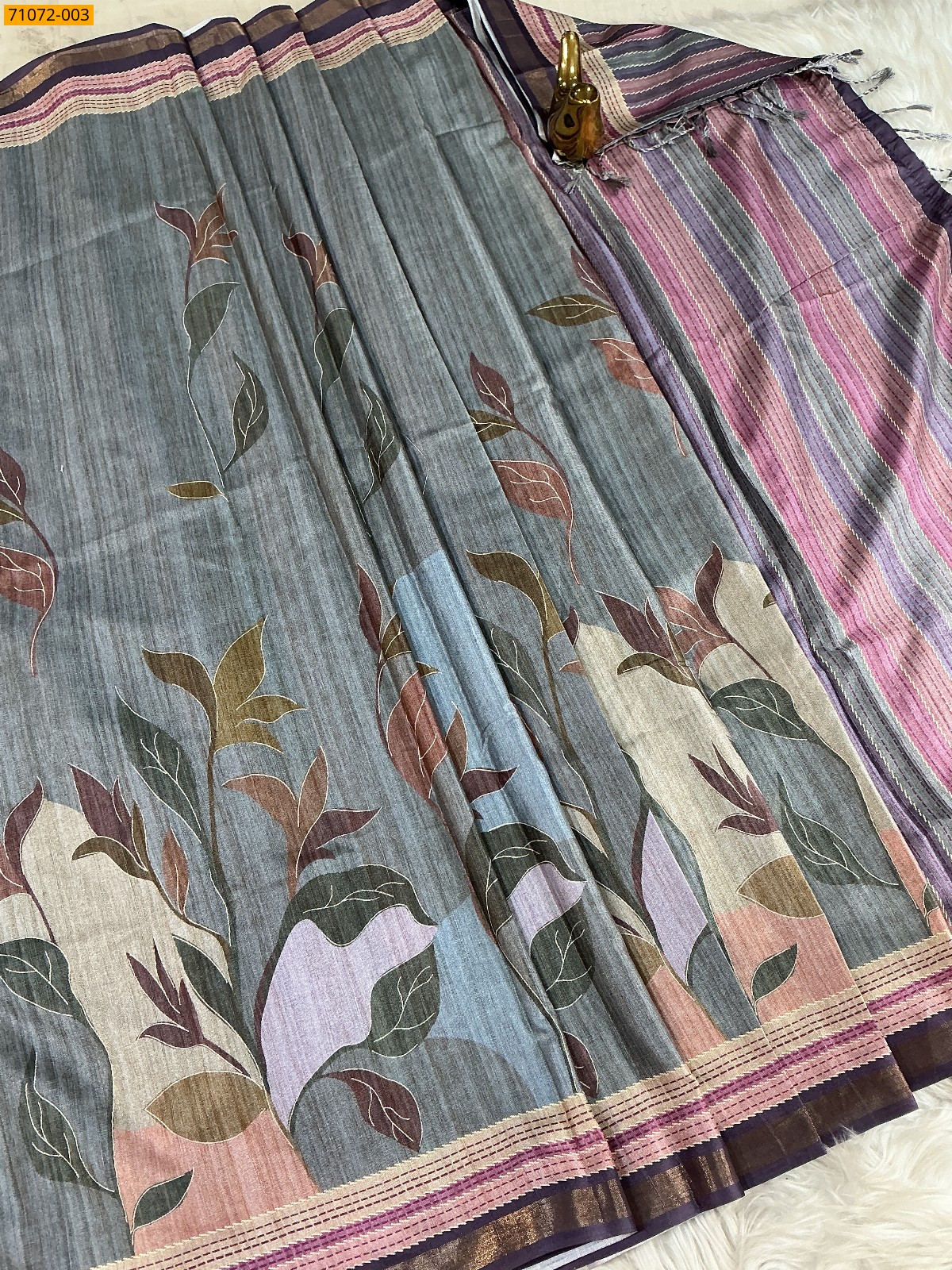 Fancy soft mulmul silk sarees