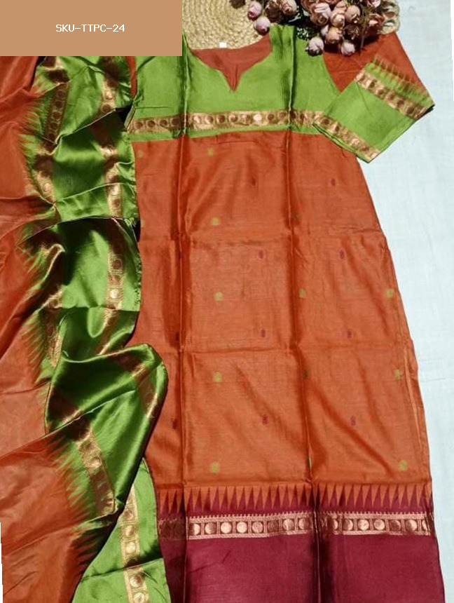 Kanchi Cotton Kurti and Dupatta