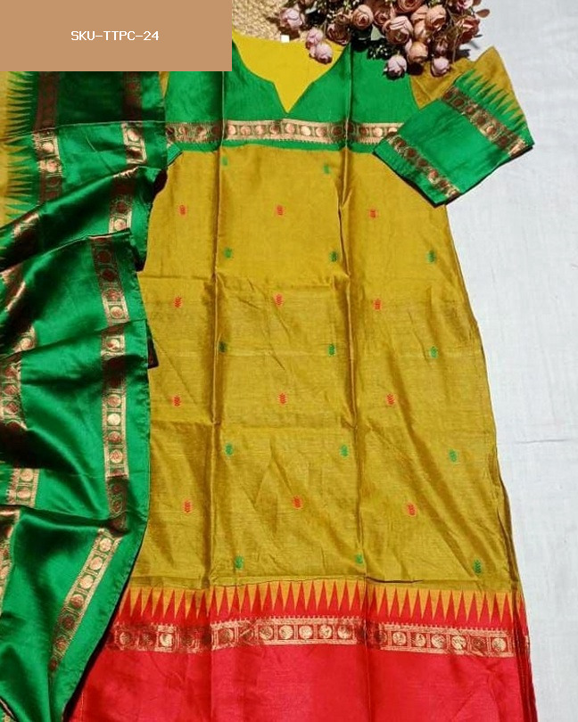 Kanchi Cotton Kurti and Dupatta