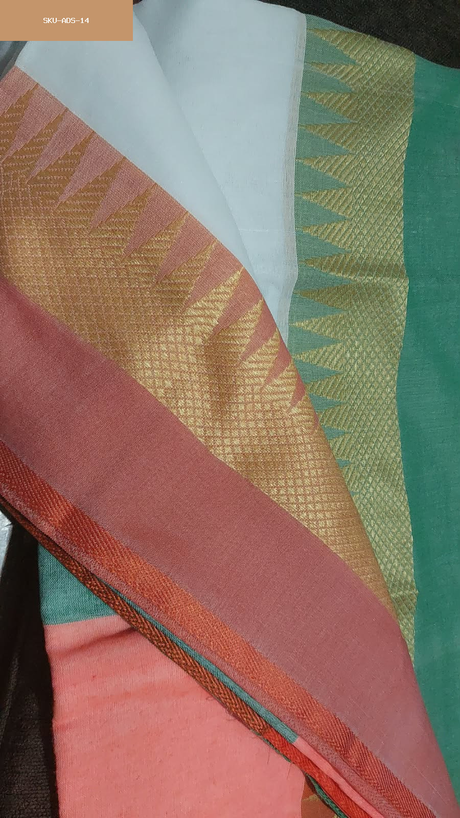 Khadi Indian Tricolour Saree