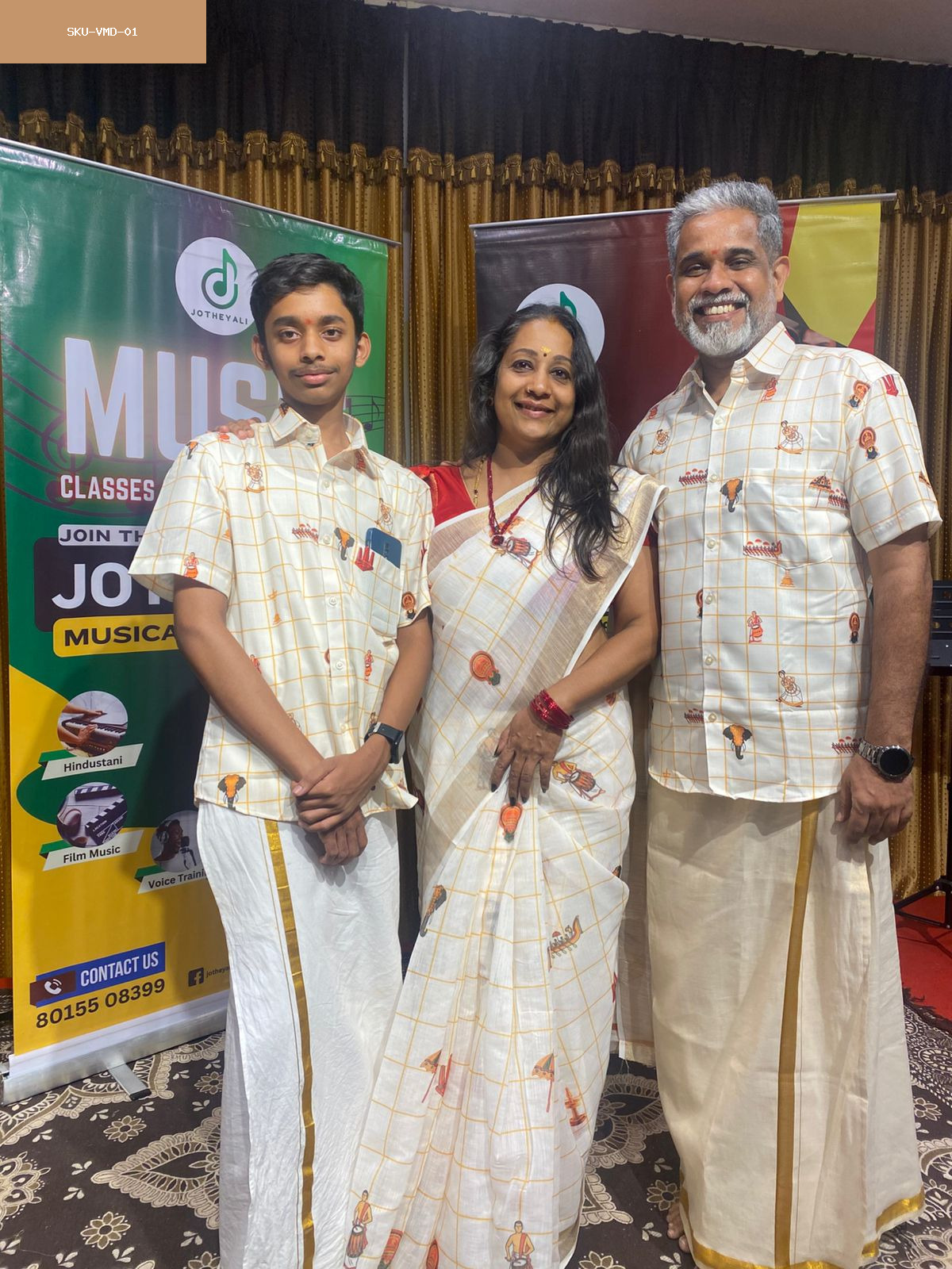 Kerala style Saree and Shirt